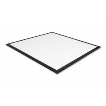 LED panel , 40W , süllyesztett , 600 x 600 mm , négyzet , természetes fehér , fekete keret kép