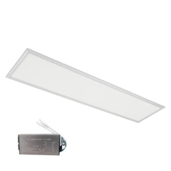 LED PANEL 48W 4000K 295x1195mm FEHÉR KERET +INVERTERREL kép
