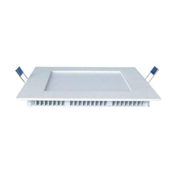 LED panel , 6W , süllyesztett , négyzet , természetes fehér , Alumínium , fehér, Bright Solutions kép