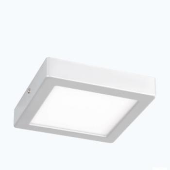 LED panel , 9.5W , falon kívüli , négyzet , természetes fehér , ezüst keret , EGLO , IDUN , 75603 kép