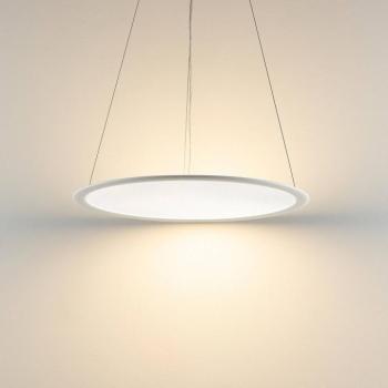 LED panel, fehér, Ø 63 cm, fém, CCT, dimmelhető, 50 W kép