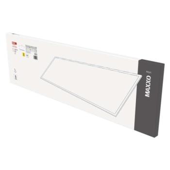 LED panel MAXXO 30 × 120 cm, 10 mm, 36 W, 4320 lm, süllyesztett, semleges fehér, IP20, 4000K, 220–240V, CRI> 80, Természetes fehér, EMOS, ZB3214 kép