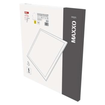LED panel MAXXO 60 × 60 cm / 10 mm, 36 W, 4320 lm, süllyesztett, semleges fehér, IP20 kép