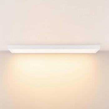 LED panel PRO OFFICE SANO, 123 x 33 cm, dimmelhető, fehér fém CCT kép