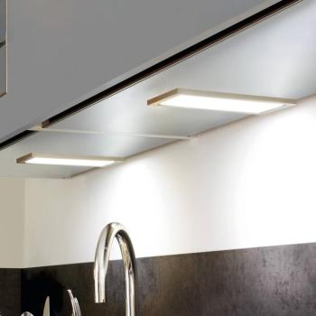 LED pult alatti lámpa Sky 2 db-os szett 4.000K rozsdamentes acél kép