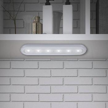 LED push light Row, elemes, 6,500K, 30 cm kép