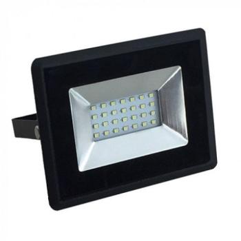 LED reflektor , 20 Watt , Ultra Slim , hideg fehér , E-series , fekete kép