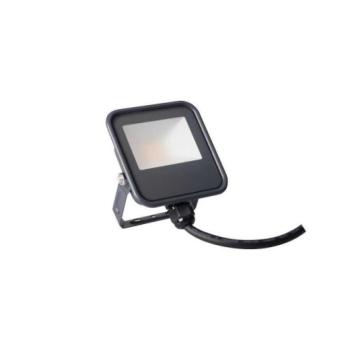 LED reflektor , 30 Watt , természetes fehér , 5 év garancia , IP65 , fekete kép