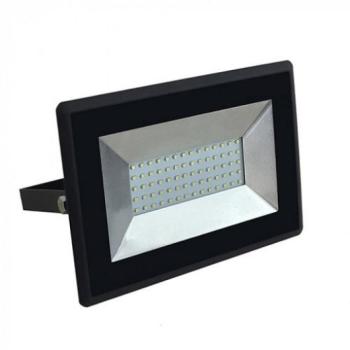 LED reflektor , 50 Watt , Ultra Slim , meleg fehér , E-series , fekete kép