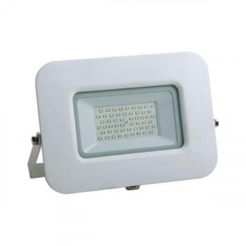 LED reflektor , 50 Watt , Ultra Slim , meleg fehér , Epistar chip , 5 év garancia , fehér kép