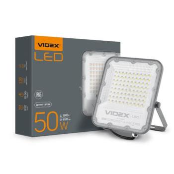 LED reflektor , 50W , természetes fehér , 6500 lumen , IP65 , VIDEX , Davis kép