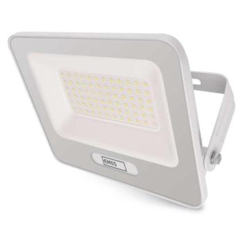 LED reflektor GLARO 50W, fehér, IP65, 5000 lm, természetes fehér kép