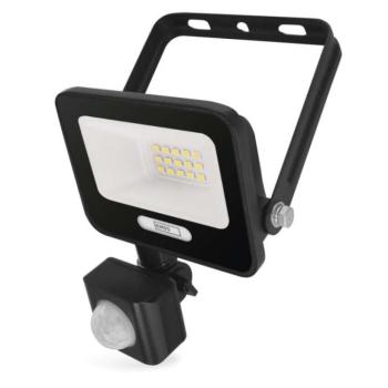 LED reflektor GLARO PIR 10 W, fekete, IP54, 1000 lm, természetes fehér kép