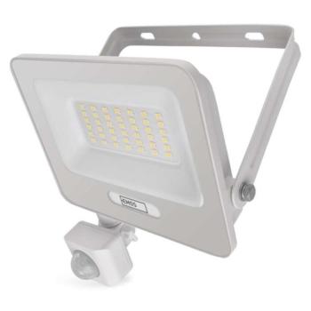 LED reflektor GLARO PIR 30 W, fehér, IP54, 3000 lm, természetes fehér kép