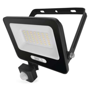 LED reflektor GLARO PIR 30 W, fekete, IP54, 3000 lm, természetes fehér, 4000K, 220-240V, CRI> 80, EMOS, ZS2334B kép
