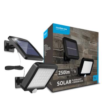 Modee Lighting LED Szolár Napelemes Reflektor WS125 + sensor (250 lumen) kép
