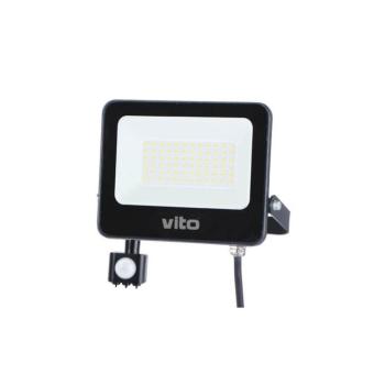 LED reflektor SAVA-S PIR mozgásérzékelővel 50W 5000lm 6000K (hideg fehér) IP65 3022730 VITO kép