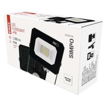 LED reflektor SIMPO PIR 10 W természetes fehér kép