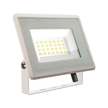 LED reflektor Slimline F osztály, 20w, 6400K, hideg fehér, 1650lm, 110°, fehér, IP65, V-TAC, 6742 kép