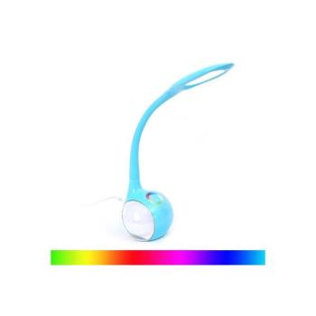 LED RGB állítható asztali lámpa LED/7W/230V kék PDL20BL kép