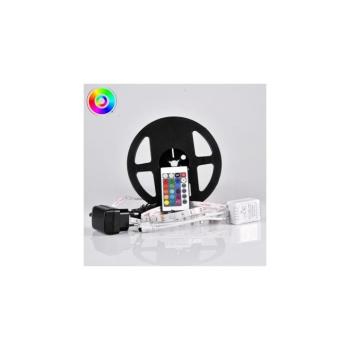 LED RGB állítható fényerőjű szalag 5m LED/18W/12V IP20 + távirányító 314437 kép