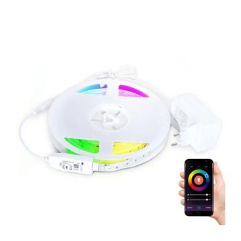 SMART LED szalag szett 48W 5m RGB+CCT WIFI IP20/6 ?1920lm, CRI≥80, KOBI-001429 kép