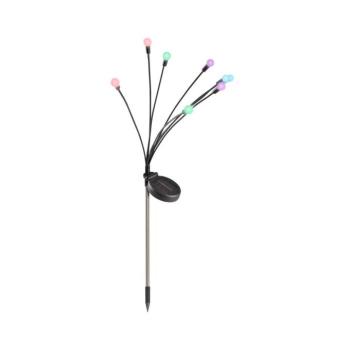 LED RGB napelemes lámpa FIORINI 8xLED/1,2V 600 mAh IP44 fekete 325556 kép