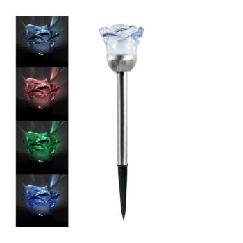 LED RGB napelemes lámpa ROSE LED/1,2V 100 mAh IP44 312198 kép