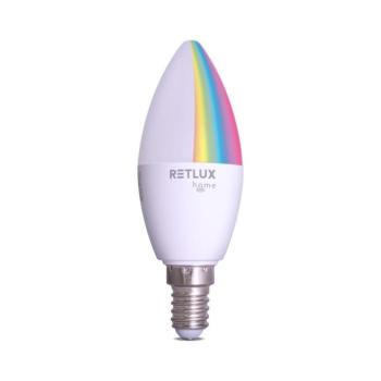 - LED RGBW C37 E14/4,5W/230V 2700-6500K Wi-Fi Tuya dimmable izzó 52000055 kép