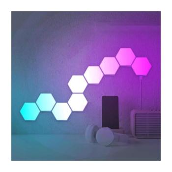 LED RGBW Dimmelhető fali dekor lámpa MAYA LED/1W/230V + távirányítás 331458 kép