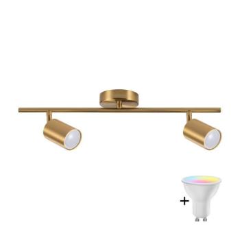 LED RGBW dimmelhető spotlámpa GOLDIE 2xGU10/4,8W/230V arany SA2135+2xAI2382 kép