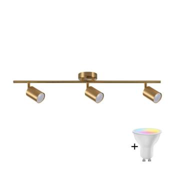 LED RGBW Dimmelhető spotlámpa GOLDIE 3xGU10/4,8W/230V arany SA2170+3xAI2382 kép
