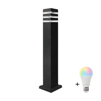 LED RGBW, fényerőszabályozható kültéri lámpa TEKSAS, 1x E27/12W/230V, 74 cm, IP44, antracit SA1551+AI0819 kép