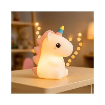 LED RGBW, fényerőszabályozható, újratölthető gyermek éjszakai lámpa UNICORN LED/1W/5V 1200 mAh ML2264 kép