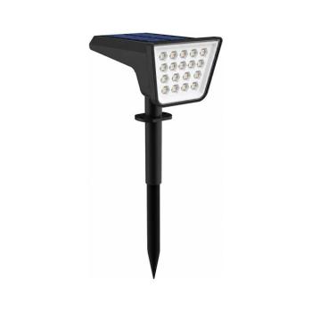 LED RGBW napelemes lámpa érzékelővel LED/3,7V IP54 1200 mAh fekete SOLAR RGBW GARDEN SPOT LED kép