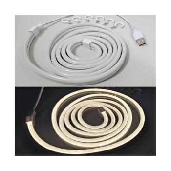 LED Rugalmas Szalag NEON LED/5V USB 1,8 m fehér 008 0001135 kép