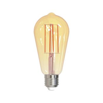 LED-Rustika, izzószál, E27, arany színű, 7W, 2000K, 650 lumen kép