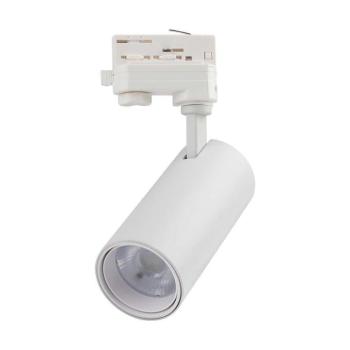 LED sínes COB spotlámpa, 30w, CCT, 2900lm, 35°, fehér, CRI>90, V-TAC, 8142 kép