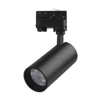 LED sínes COB spotlámpa, 30w, CCT, 2900lm, 35°, fekete, CRI>90, V-TAC, 8078 kép
