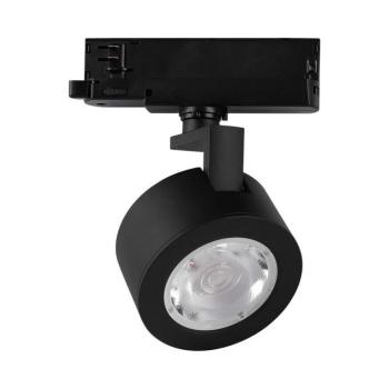 LED sínes COB spotlámpa, 30w, CCT, 3000lm, 35°, fekete, CRI>80, V-TAC, 10371 kép