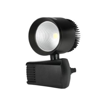 LED sínes COB spotlámpa, 40w, 5000K, hideg fehér, 2600lm, 22°, fekete, CRI>70, V-TAC, 1192 kép