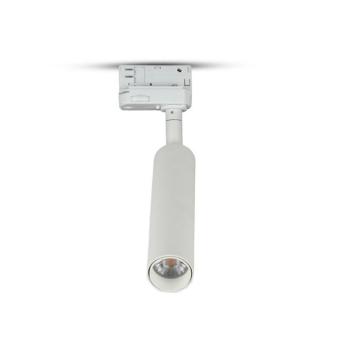 LED sínes PRO Slim spotlámpa, 7w, 5000K, hideg fehér, 490lm, 24°, fehér, CRI>90, V-TAC, 352 kép