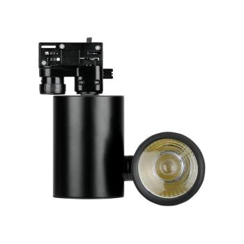 LED sínes spotlámpa, 15w, 6400K, hideg fehér, 1350lm, 24°, fekete, CRI>95, V-TAC, 1303 kép