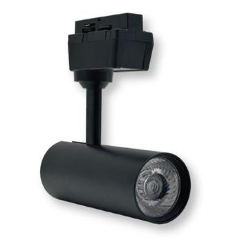 LED sínlámpa 12w 220v bridgelux cob chip feketetel, 4000K, természetes fehér, 1200 lm, Optonica, 15101 kép