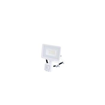 LED smd reflektor fehér city line pir érzékelővel, 10W, 2700K, meleg fehér, 800 lm, IP65, Optonica, 5932 kép