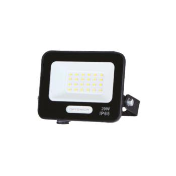 LED smd reflektor, fekete, IP65, 15 cm-es kábellel, 20W, 4000K, természetes fehér, 1800 lm, Optonica, 15820 kép