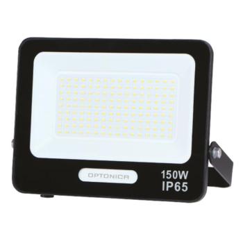 LED smd reflektor, fekete, IP65, 30 cm-es kábellel, 150W, 4000K, természetes fehér, 13500 lm, Optonica, 15832 kép