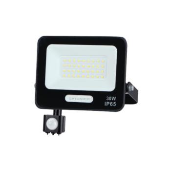 LED smd reflektor IP65 feketetel és érzékelővel, 30W, 4000K, természetes fehér, 2700 lm, Optonica, 15855 kép