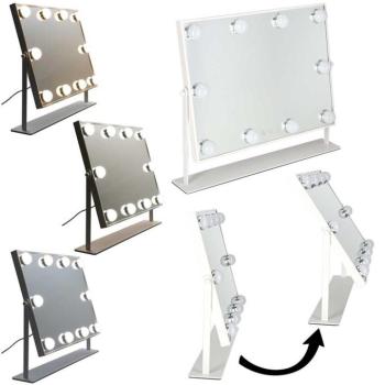 LED sminktükör 10 izzóval és 3 fényárnyalattal kép