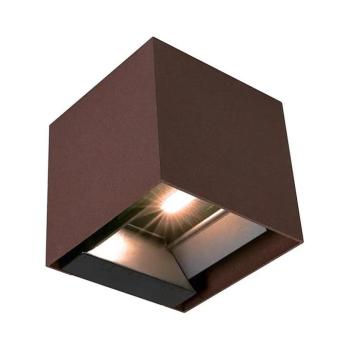 LED Sol fali lámpa érzékelővel LED/9W/3,7V 3000/4000/5000K IP65 2600 mAh barna 23824-1 kép